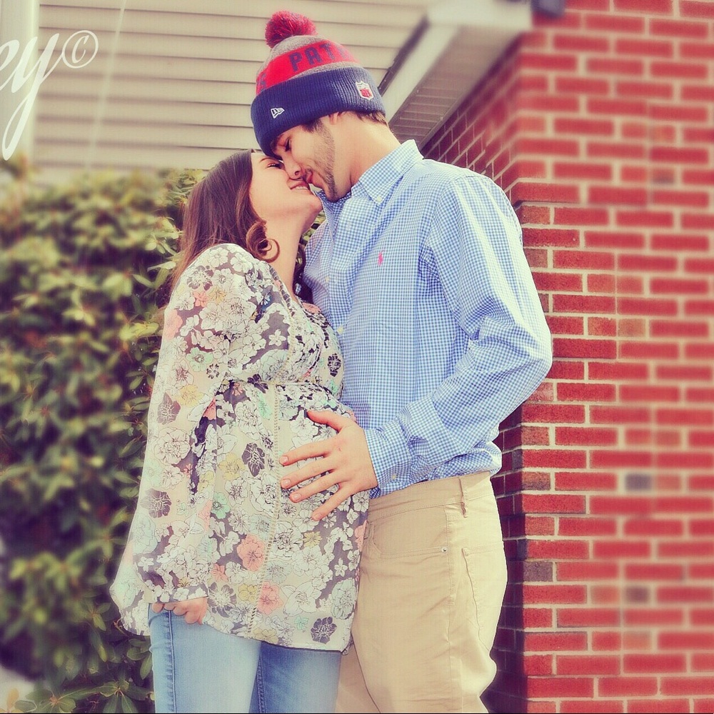 Motherhood Maternity Flower Blouse